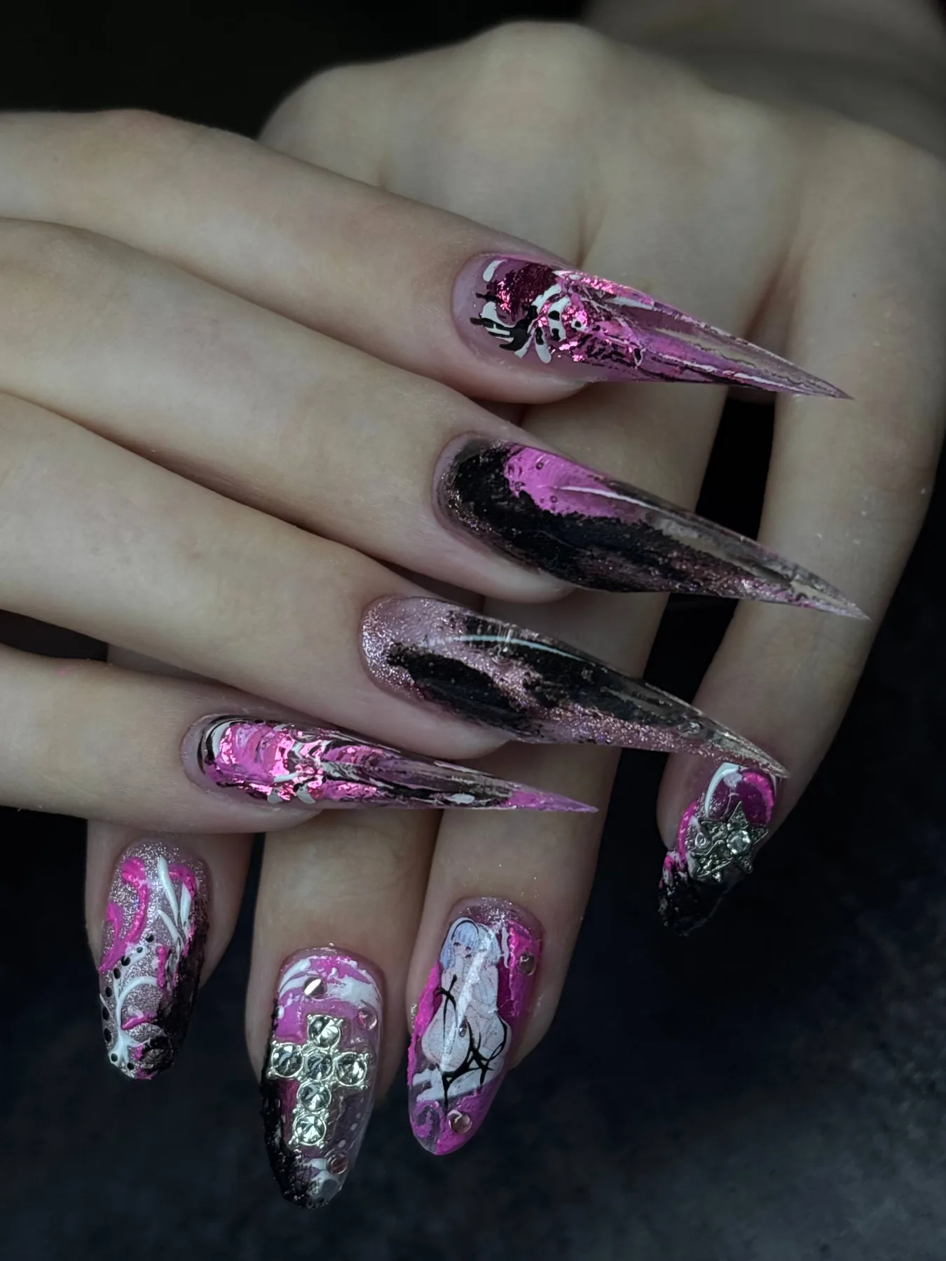 Работа Nail Apokalipsis — маникюр, наращивание и сложный дизайн, фото 32