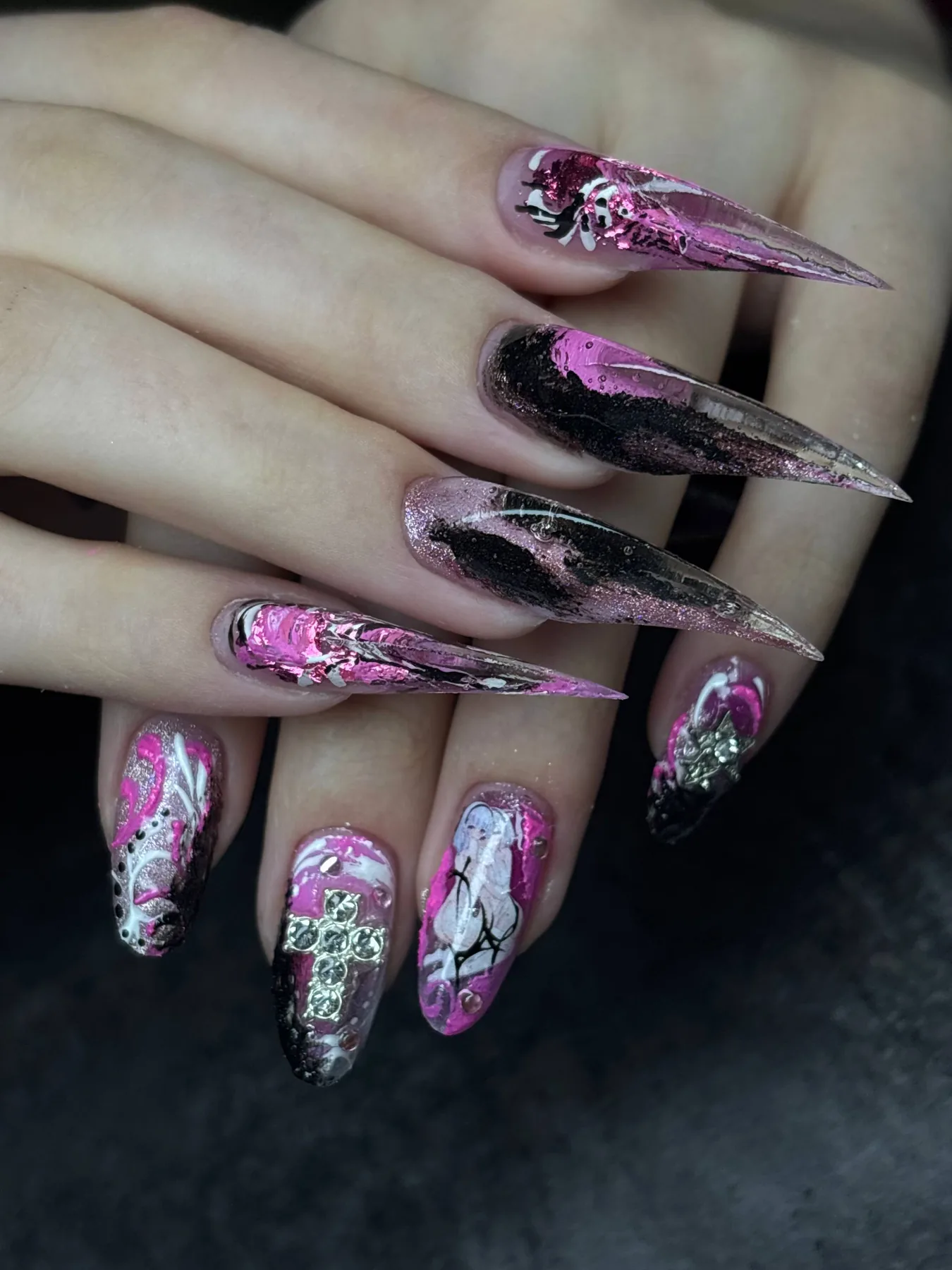 Работа Nail Apokalipsis — маникюр, наращивание и сложный дизайн, фото 33