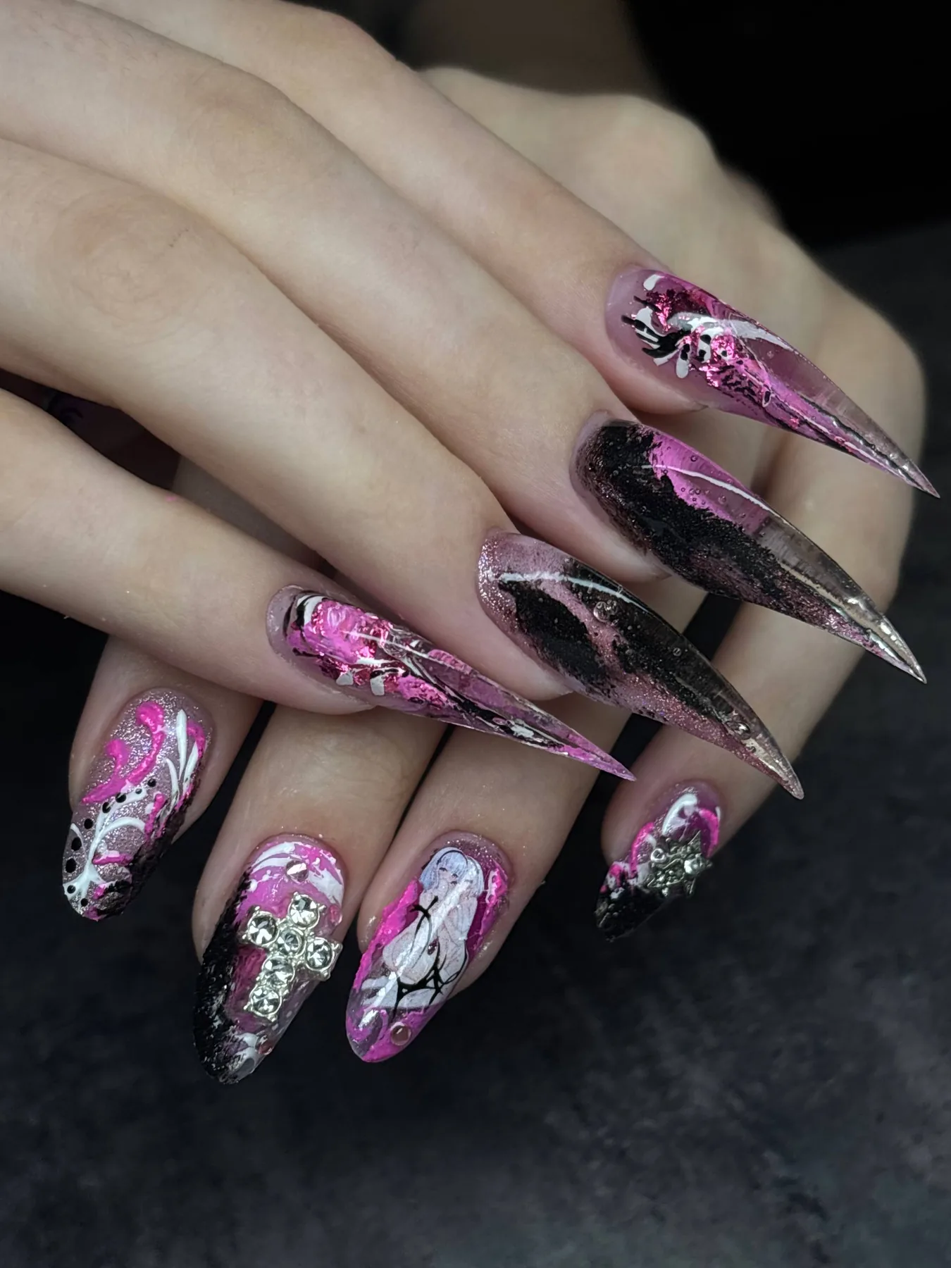 Работа Nail Apokalipsis — маникюр, наращивание и сложный дизайн, фото 34