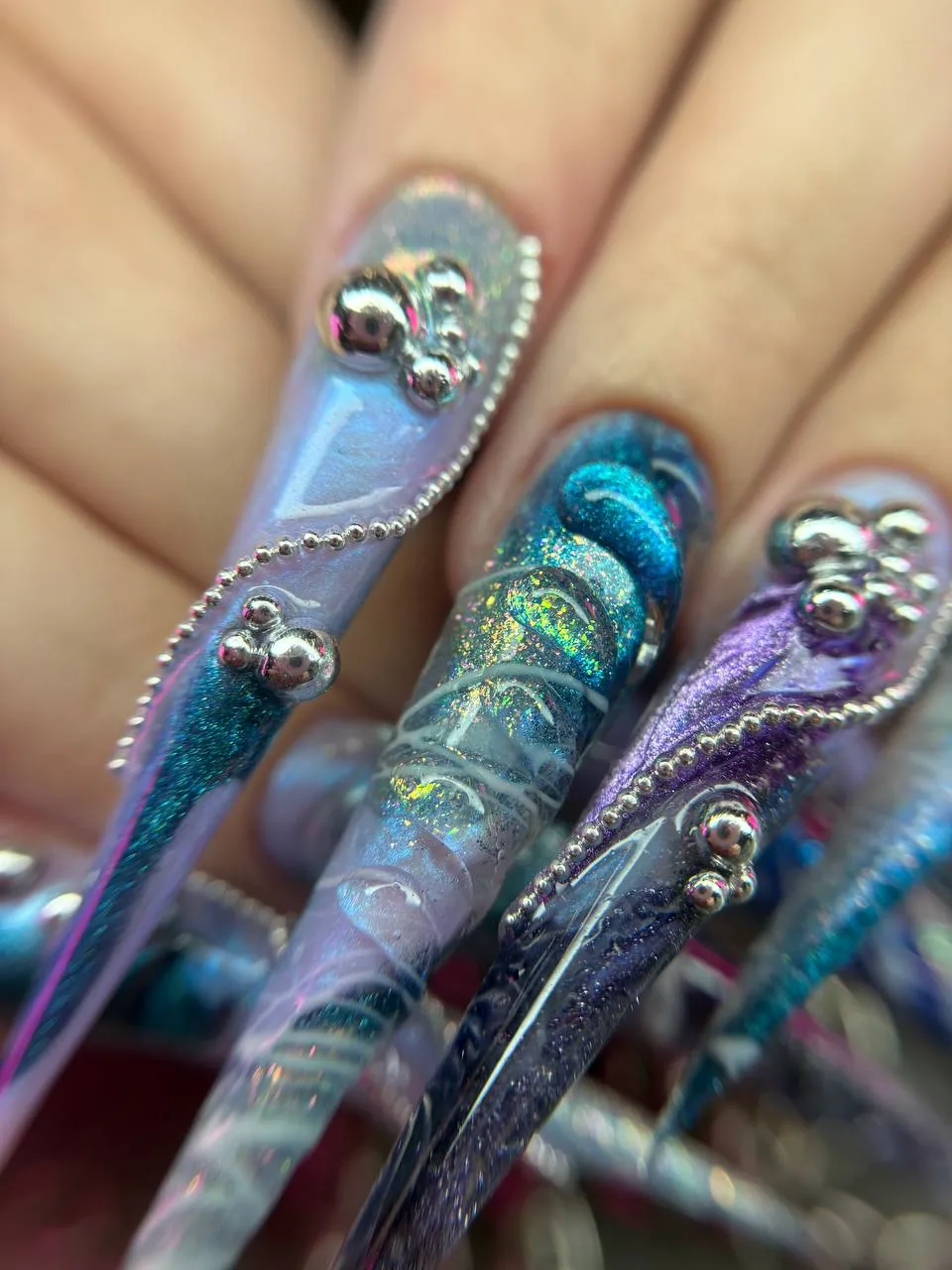 Работа Nail Apokalipsis — маникюр, наращивание и сложный дизайн, фото 39