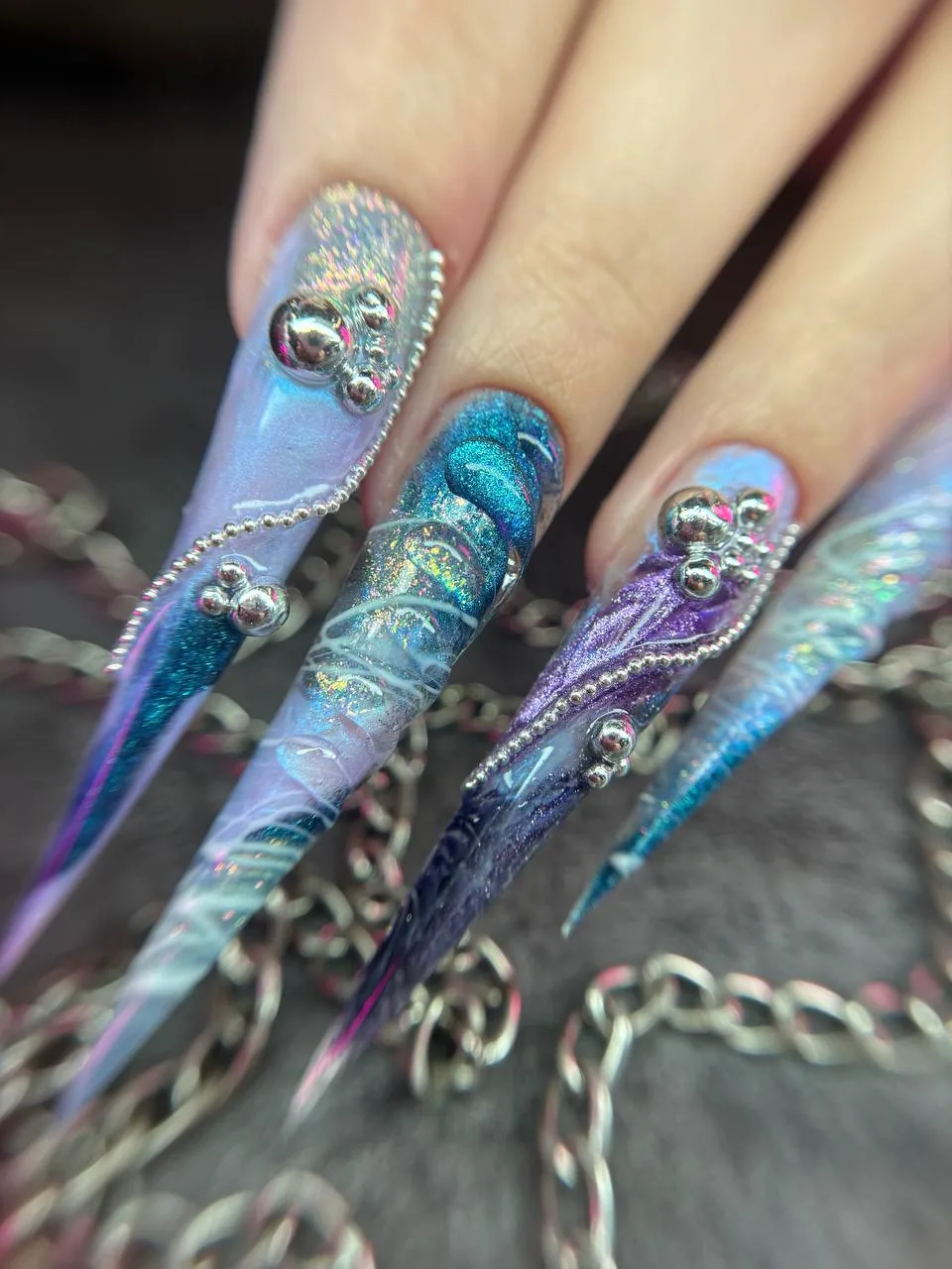 Работа Nail Apokalipsis — маникюр, наращивание и сложный дизайн, фото 41