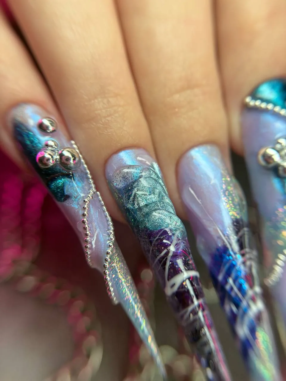 Работа Nail Apokalipsis — маникюр, наращивание и сложный дизайн, фото 42