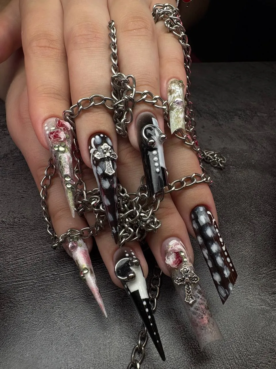Работа Nail Apokalipsis — маникюр, наращивание и сложный дизайн, фото 66