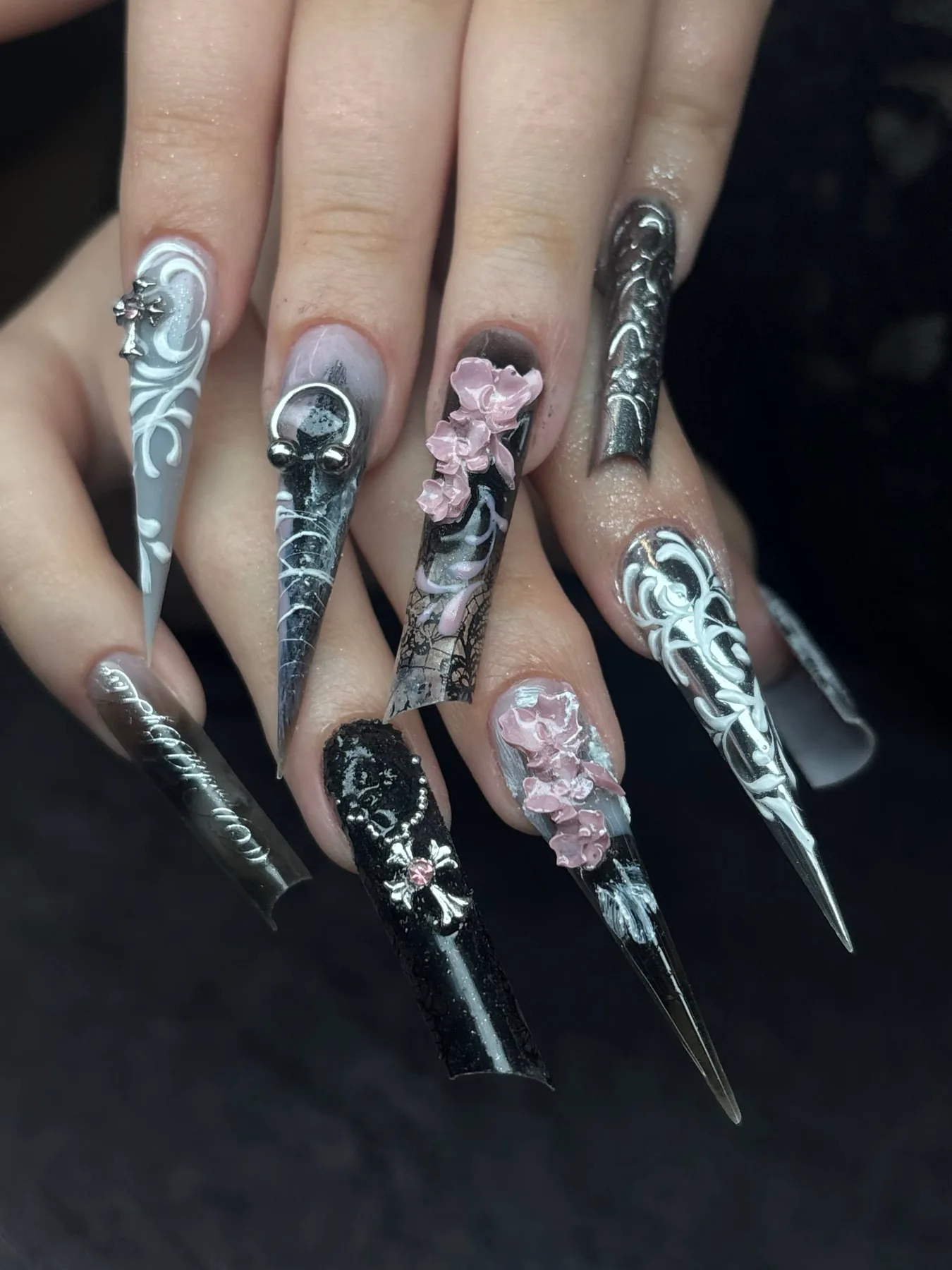 Работа Nail Apokalipsis — маникюр, наращивание и сложный дизайн, фото 70