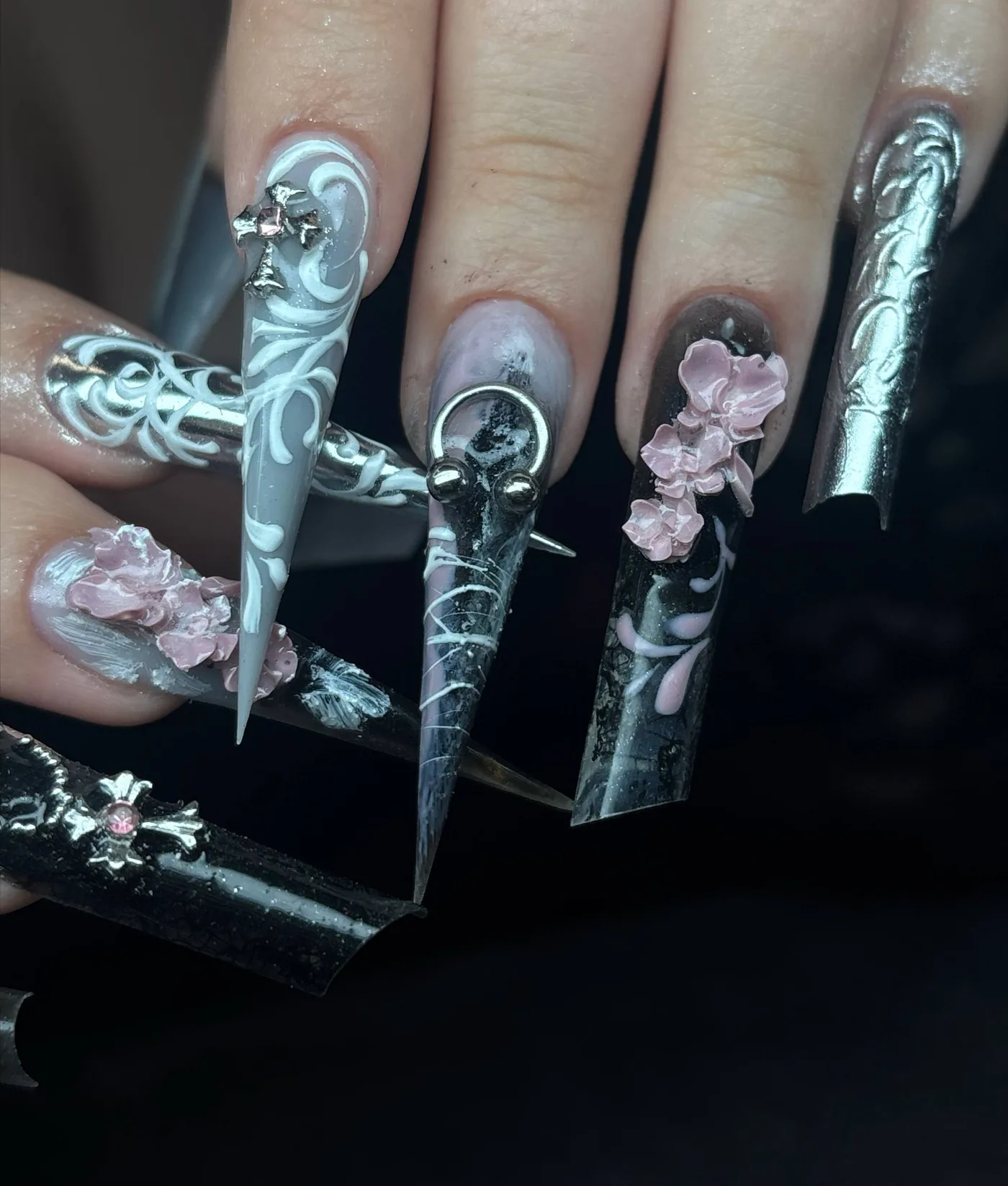 Работа Nail Apokalipsis — маникюр, наращивание и сложный дизайн, фото 72