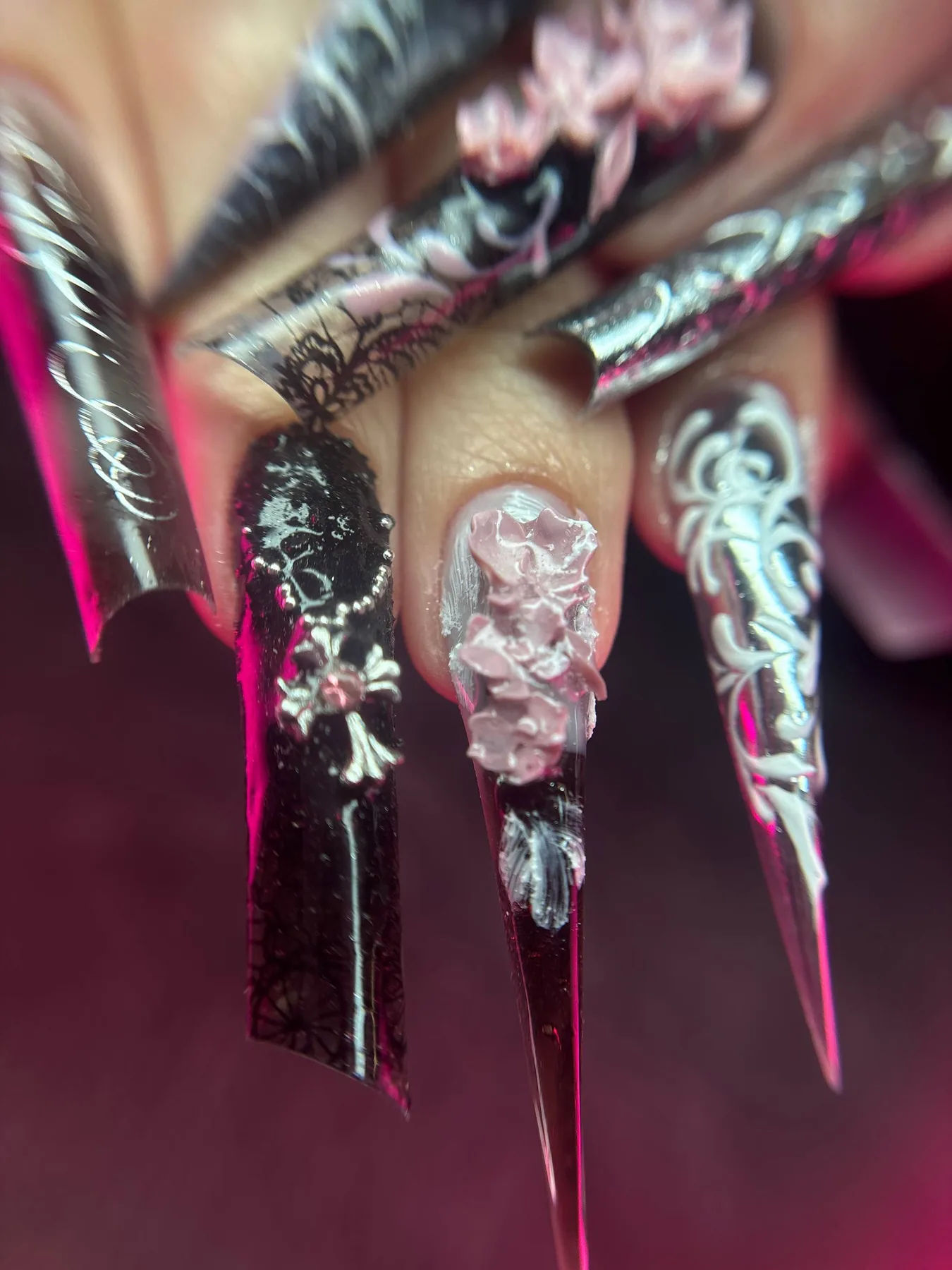 Работа Nail Apokalipsis — маникюр, наращивание и сложный дизайн, фото 75